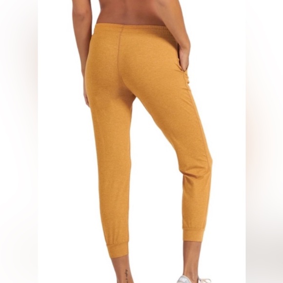 Vuori Women’s Performance DreamKnit Joggers in Flax Heather (Yellow) Sz Large - Picture 2 of 11